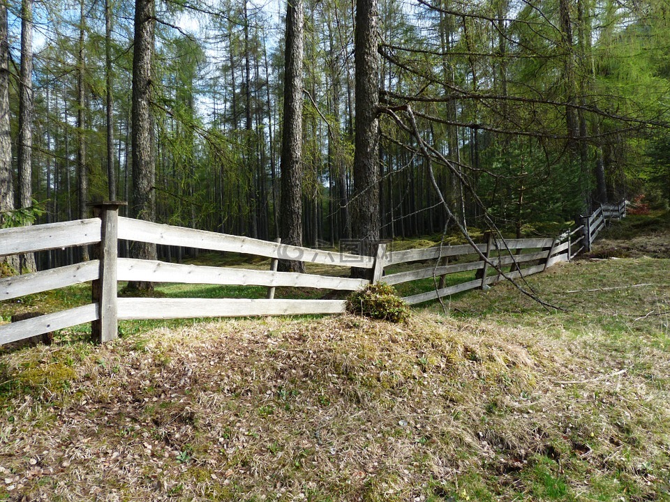 篱笆,木栅栏,寨