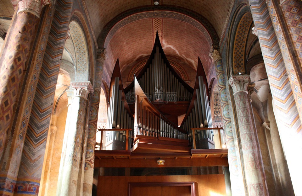 教堂式风琴,风琴管,管