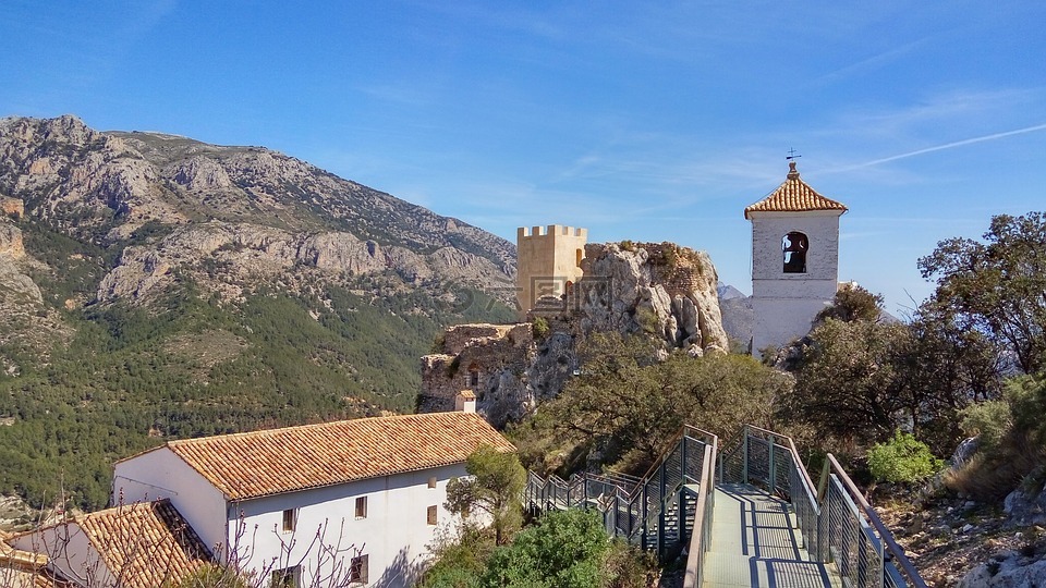 guadalest,西班牙,阿利坎特