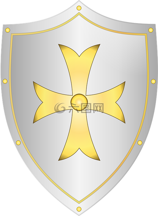 盾构,中世纪,骑士
