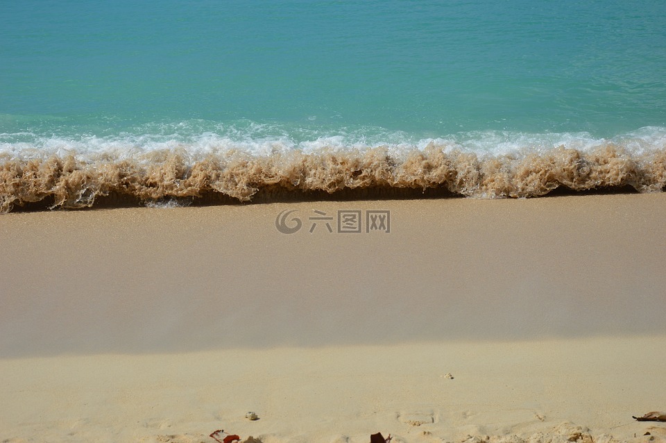 加勒比海,沙滩,瓜德罗普岛