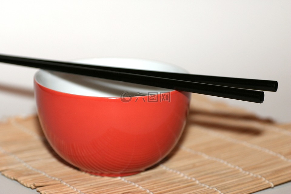 筷子,碗,中文