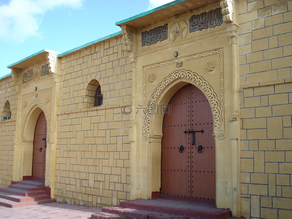 清真寺,阿拉伯语,架构摩洛哥拉巴特