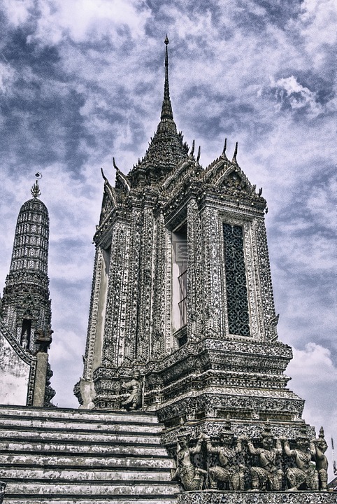 寺庙,泰国,风景