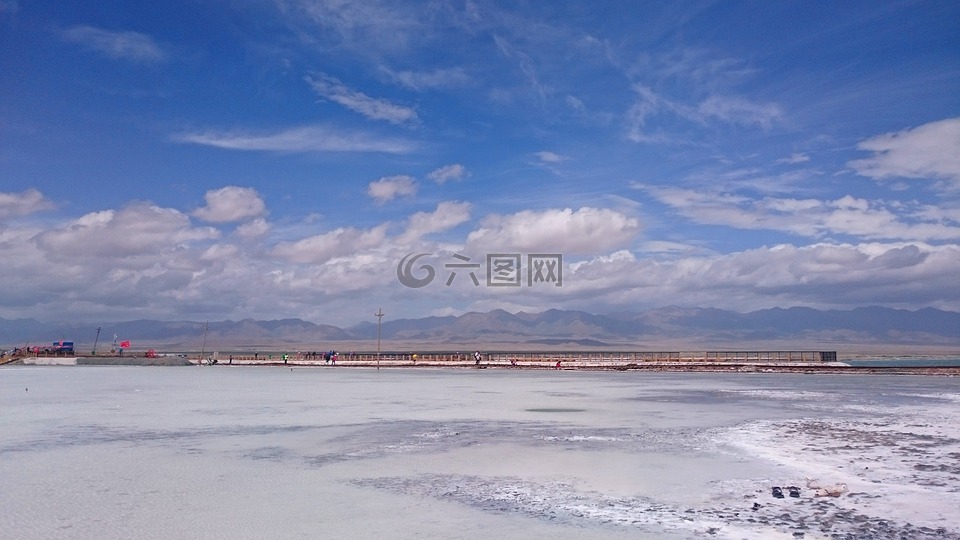茶卡盐湖,青海,风景