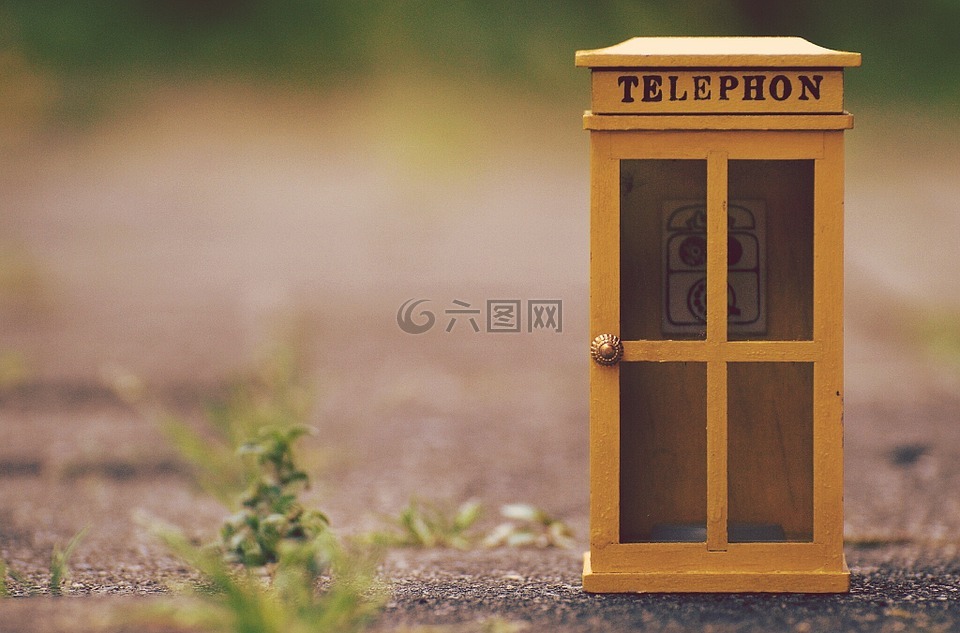 公用电话亭,呼叫,手机