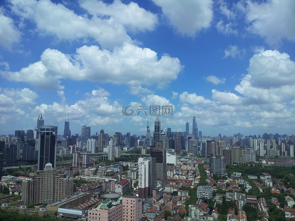上海,城市,都市
