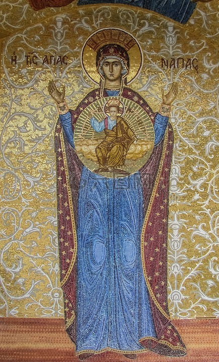 镶嵌,阿依,圣母玛利亚