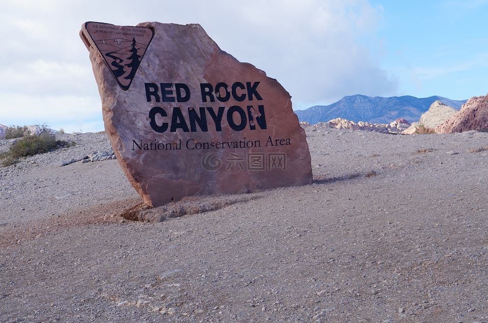 红岩,峡谷,红色的岩石