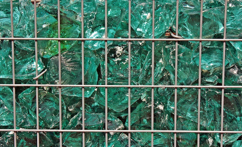 玻璃块,格,绿色