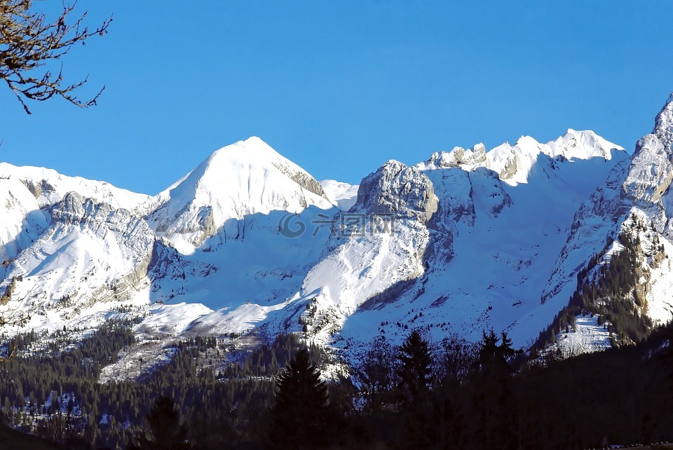 阿尔卑斯山,勃朗峰（mont blanc）,点