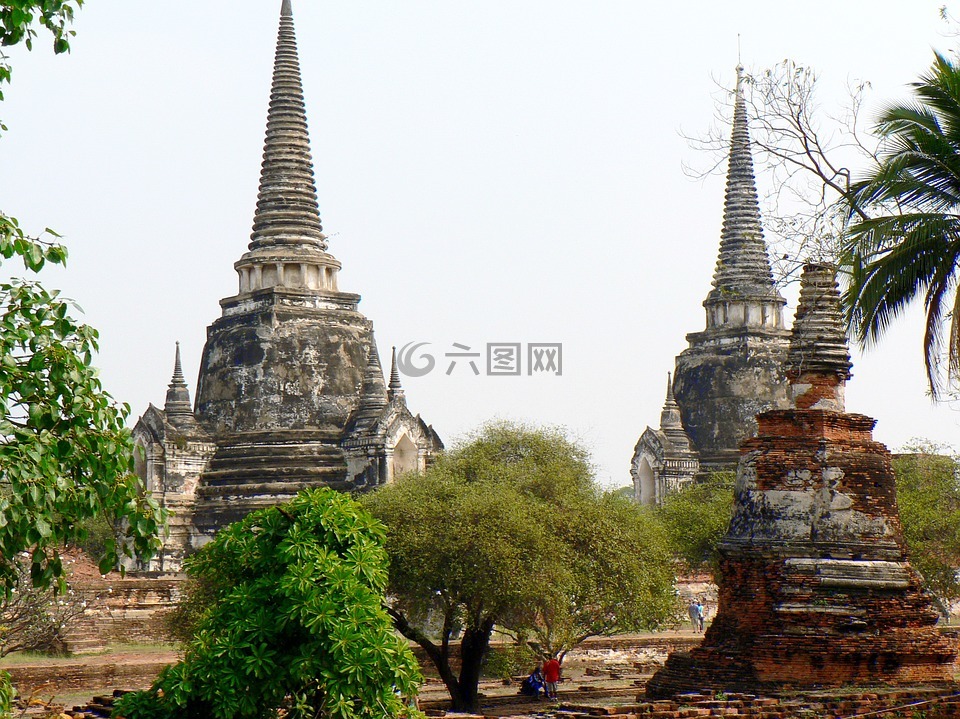 泰国,大城,佛教