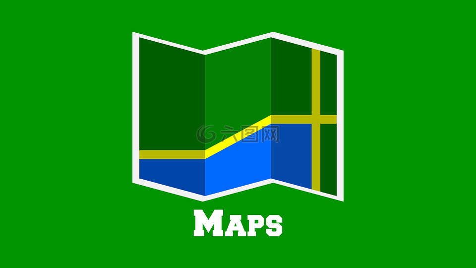 地图,绿色,图形
