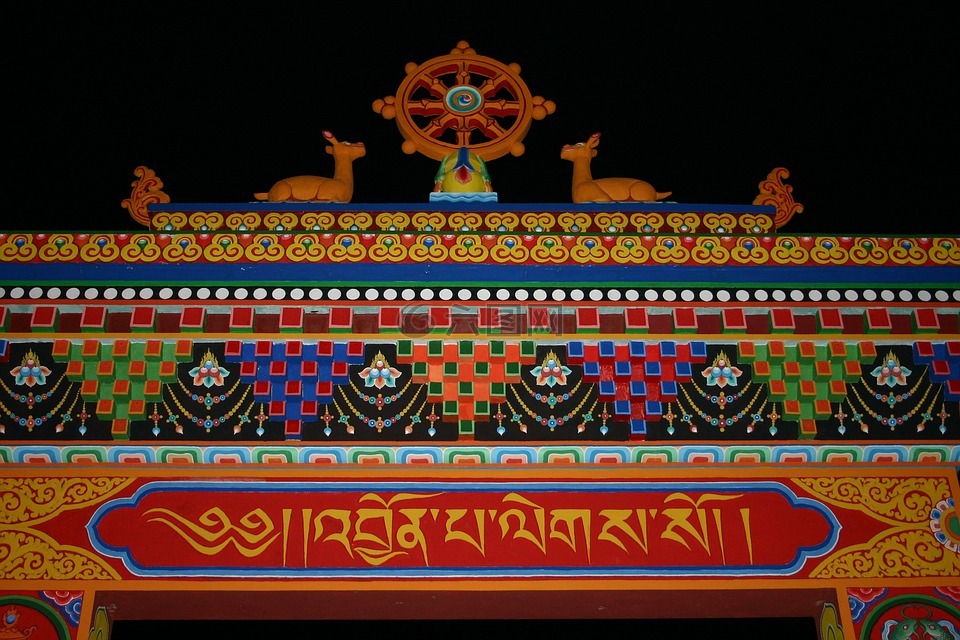藏传佛教,法轮,藏族艺术