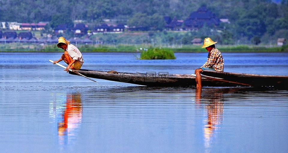 茵莱湖,湖,缅甸