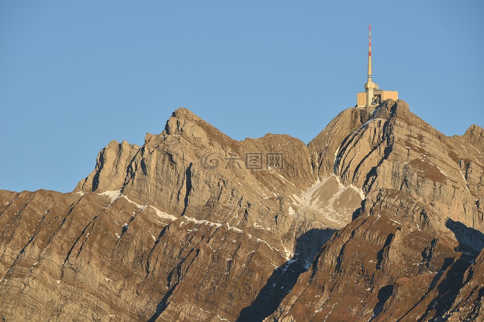 säntis,山,瑞士 säntis