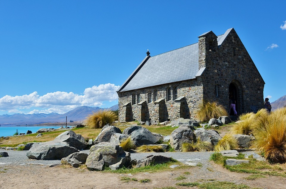 牧羊人教堂,石屋,山区