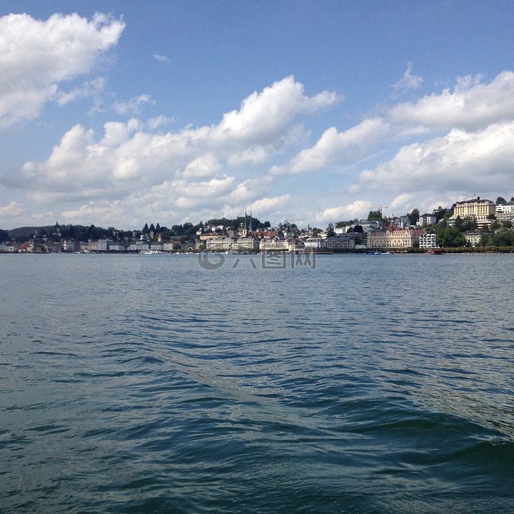 卢塞恩,湖,瑞士