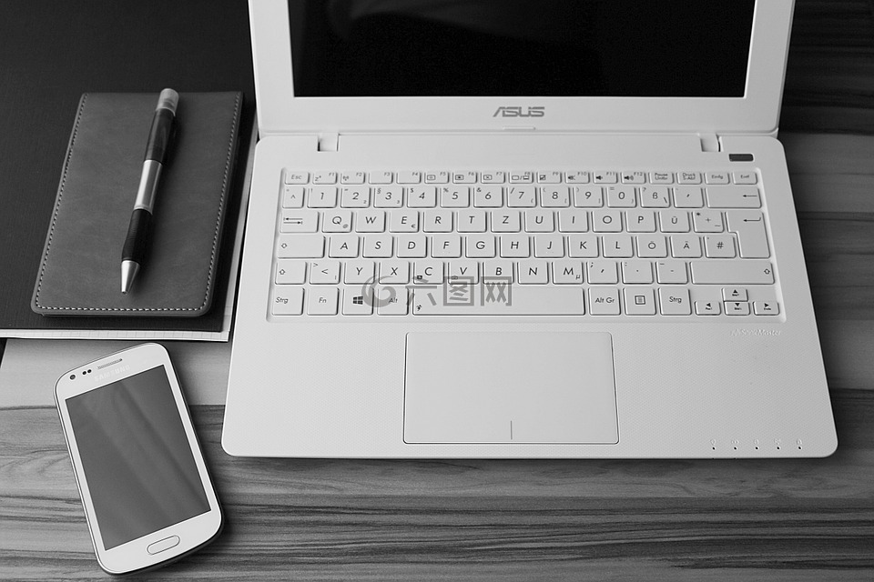笔记本,智能手机,家庭办公室