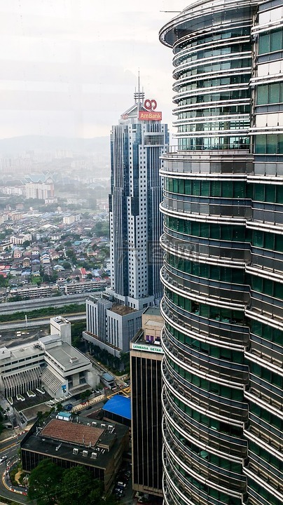 香港吉隆坡,天际线,摩天大楼