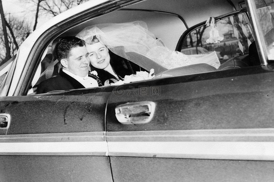 结婚,婚礼,20 世纪 60 年代