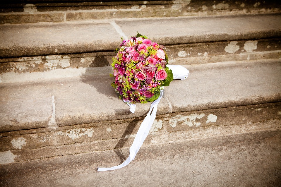 鲜花,婚礼,新娘花束