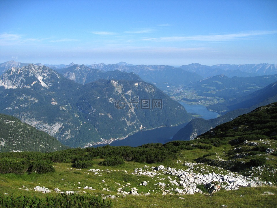 山,高山,全景