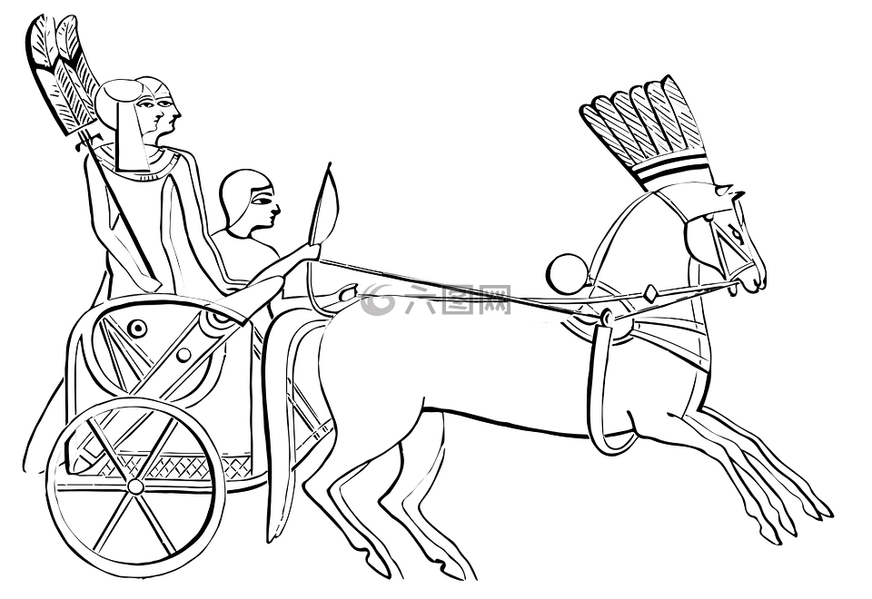 埃及战车,马匹,古代