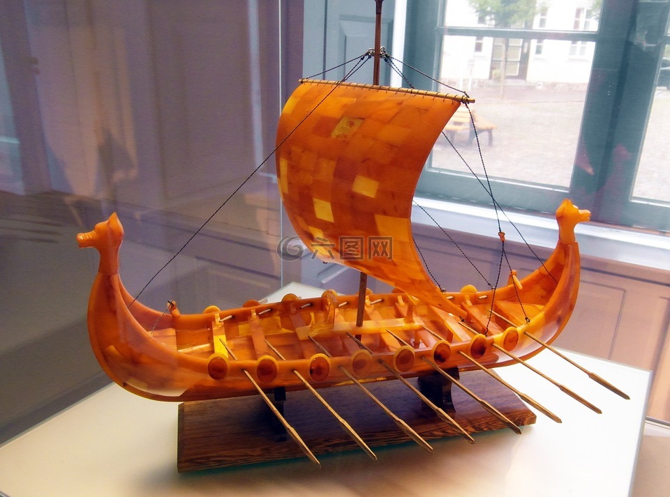 北欧海盗船,帆,历史