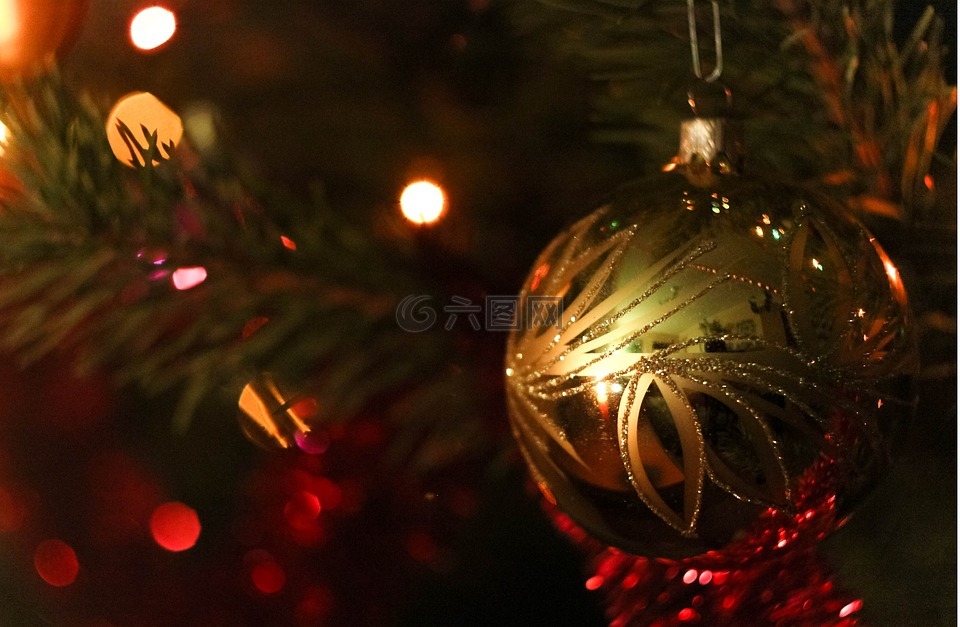 新的一年的平安夜,假日,圣诞节树玩具