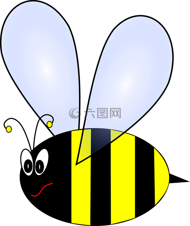 蜜蜂,昆虫,黄色