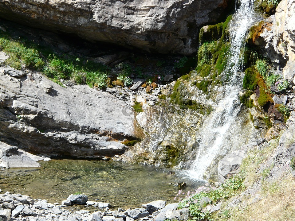 韦尔东,山,水