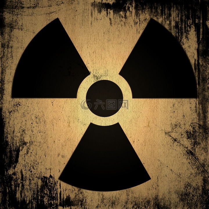 放射性,警告,标志