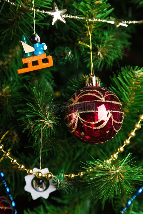 圣诞装饰品,圣诞树,圣诞节树玩具