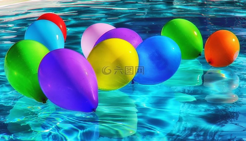 气球,丰富多彩,颜色