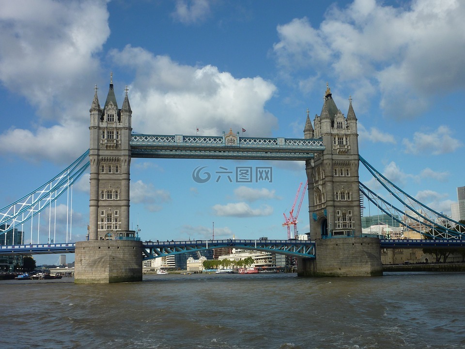 桥,里程碑,伦敦市