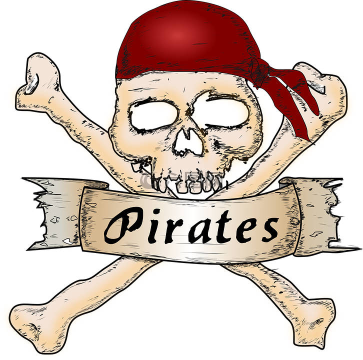 海盗,头骨,骨骼