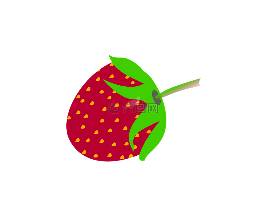 草莓,水果,甜