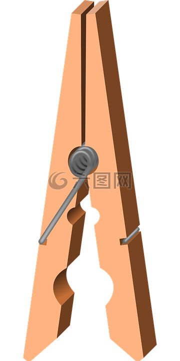 衣服挂钩,clothespin,干