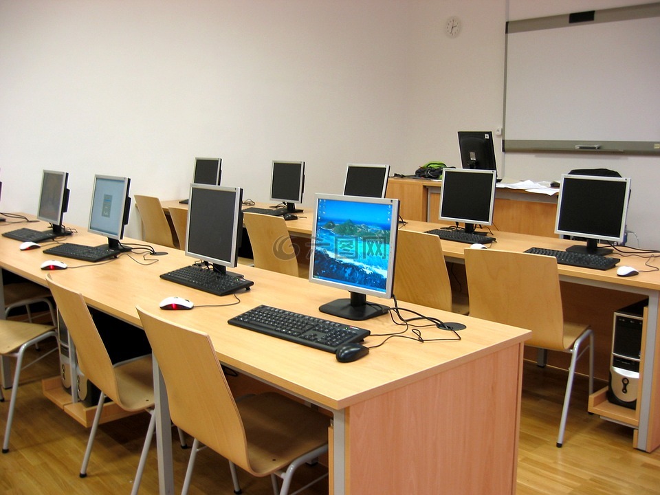 教室,计算机,学习