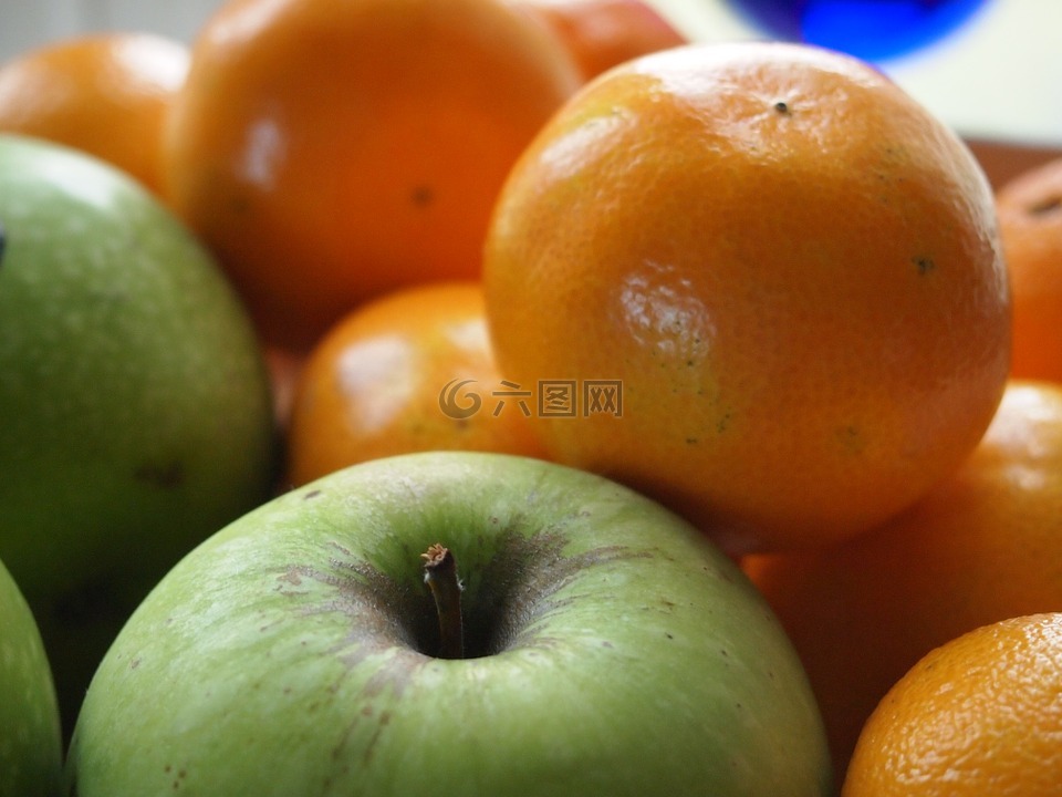 水果,苹果,克莱门蒂娜