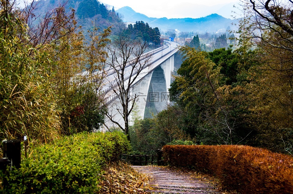 宫崎,高千穗峡谷,桥