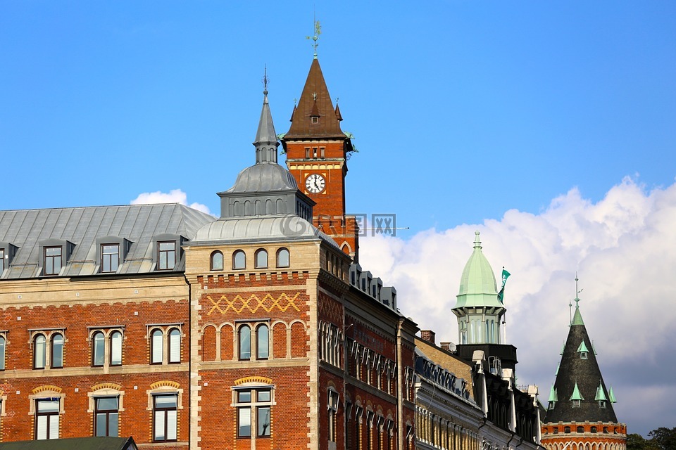 赫尔辛堡,市政厅,历史建筑