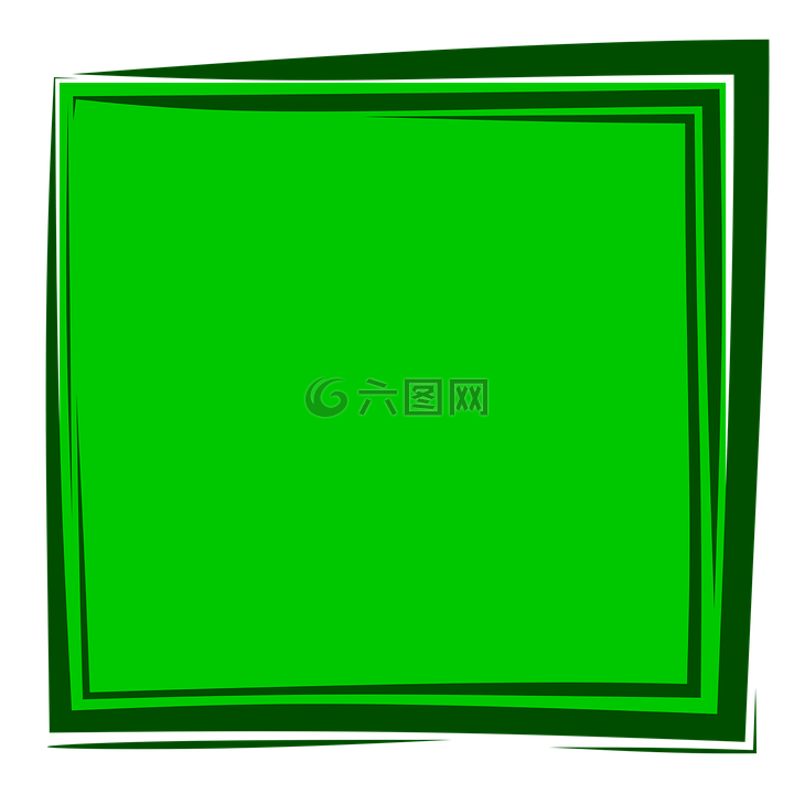 绿色框,帧,背景