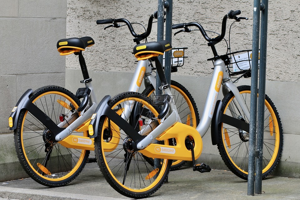 o-自行车,自行车租赁,应用程序的控制