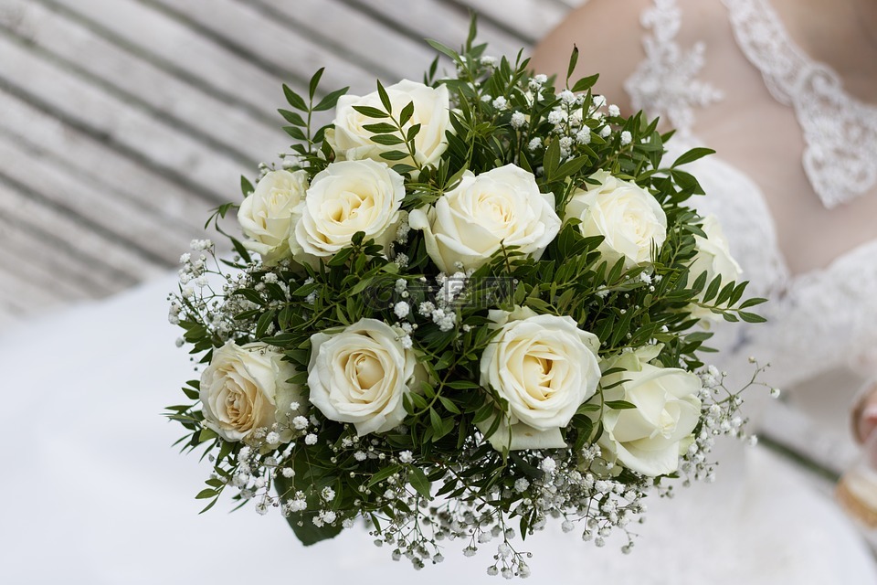 婚礼,花,花束