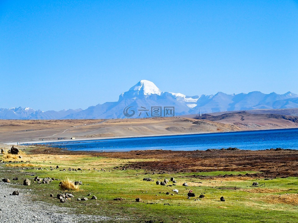 西藏,神山,蒙sacro