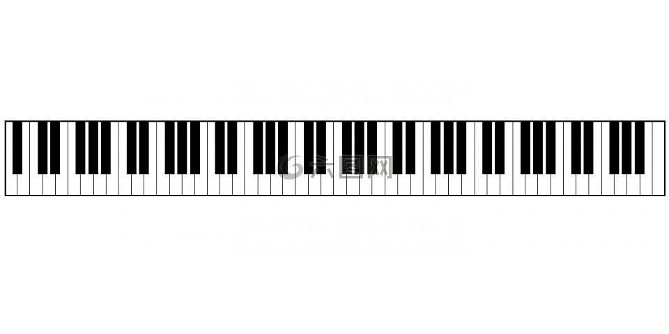 钢琴,键盘,钢琴键盘