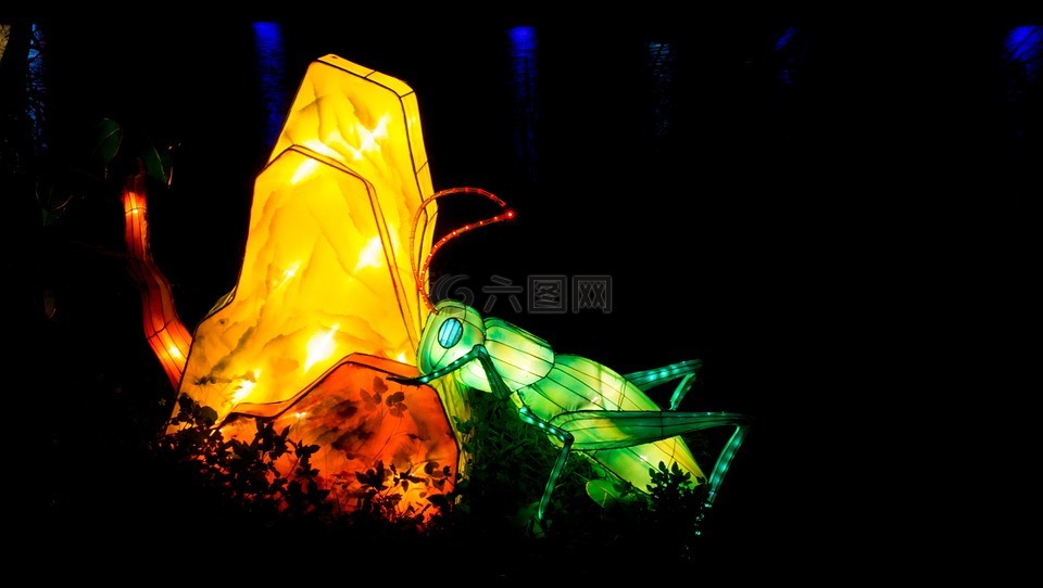 元宵,灯会,春节