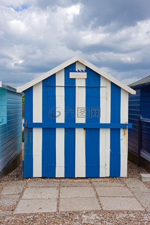 海边的房子,沙滩小屋,小屋